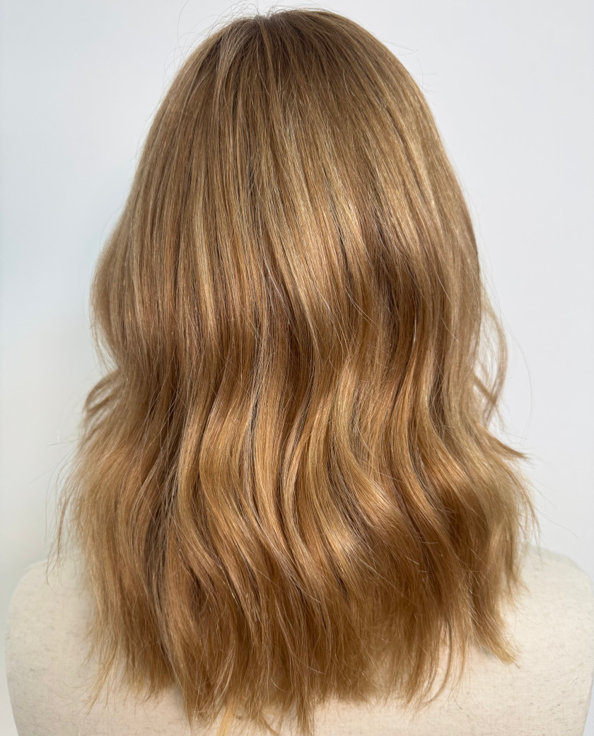 Amber wig — back view