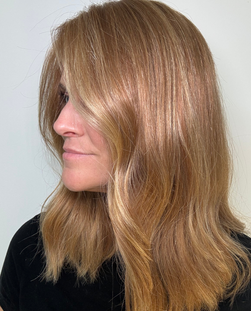 Jessica wig — side view