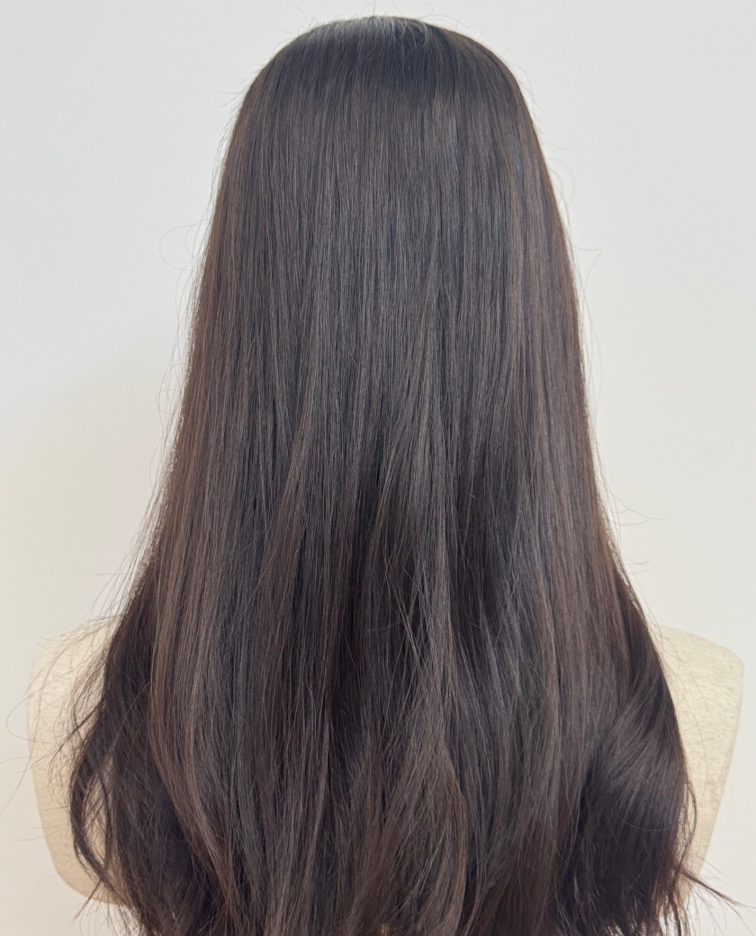 Demi wig — back view