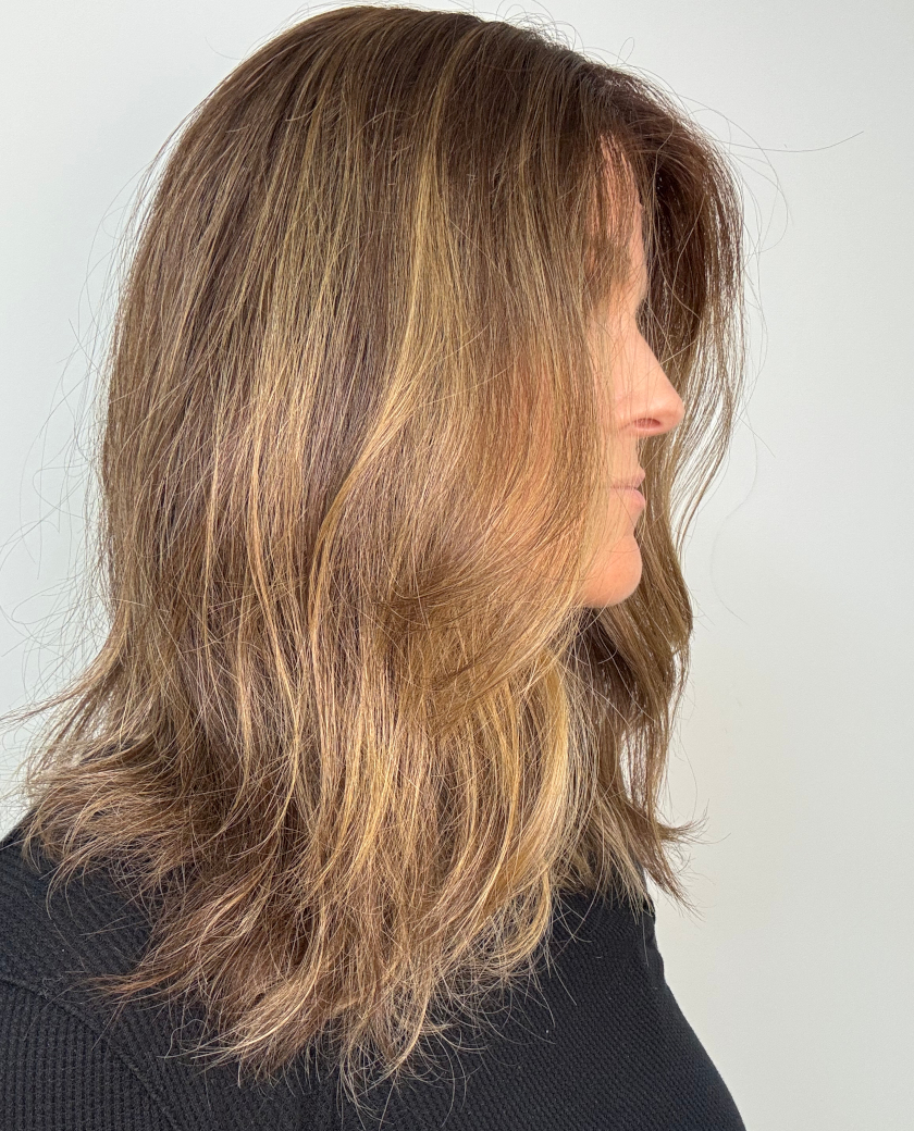 Devon wig — side view