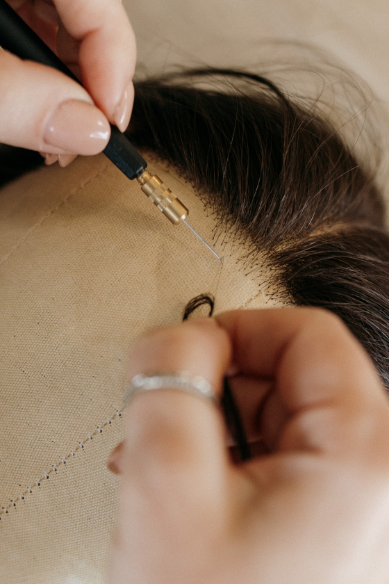 Studio K Wigs — natural hair texture close-up