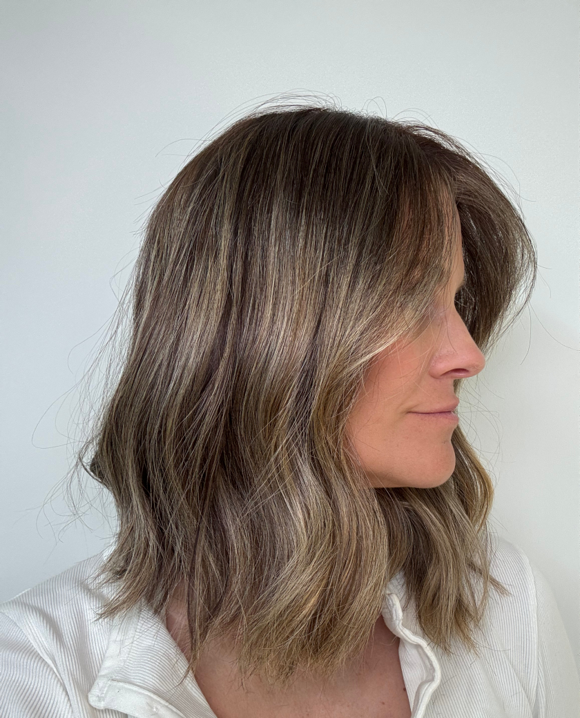 Hazel wig — side view