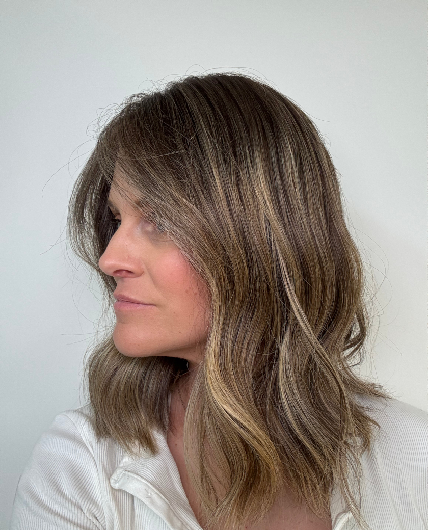Hazel wig — side view