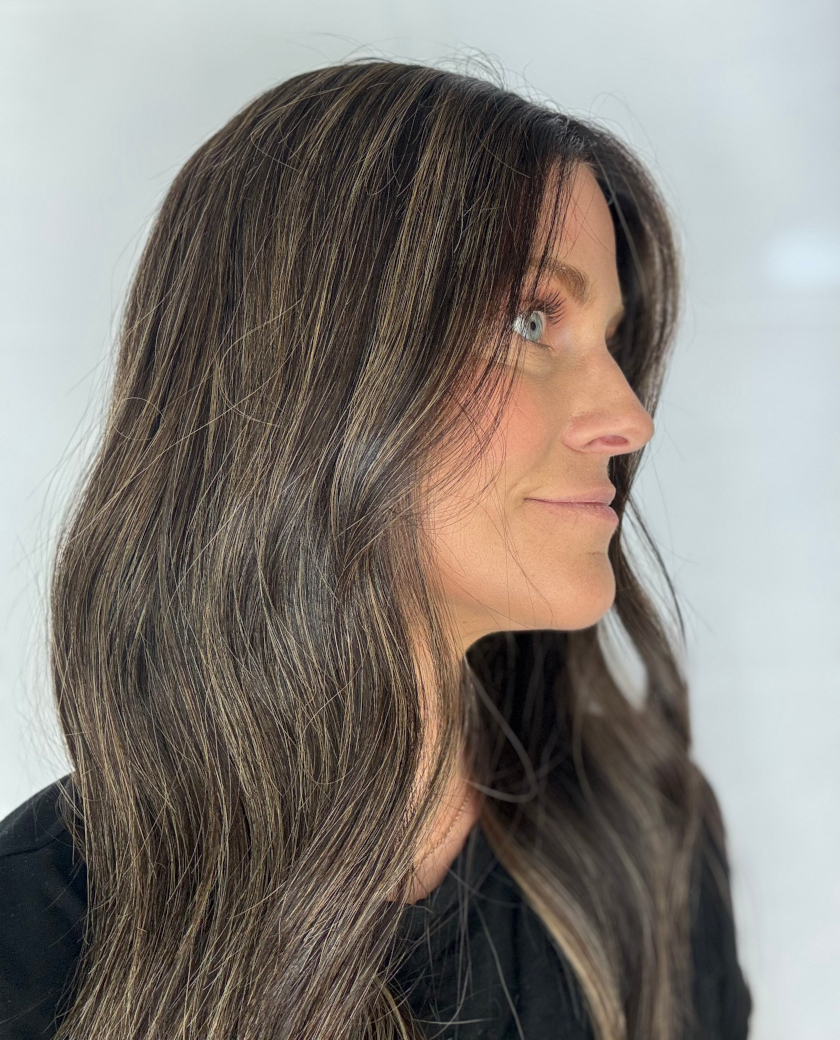 Heather wig — back view