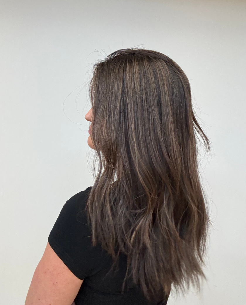 Heather wig — side view