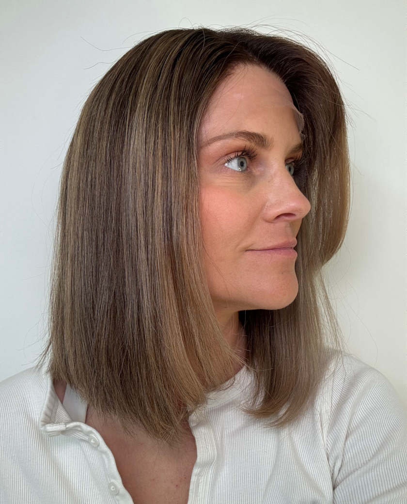 Laura wig — side view