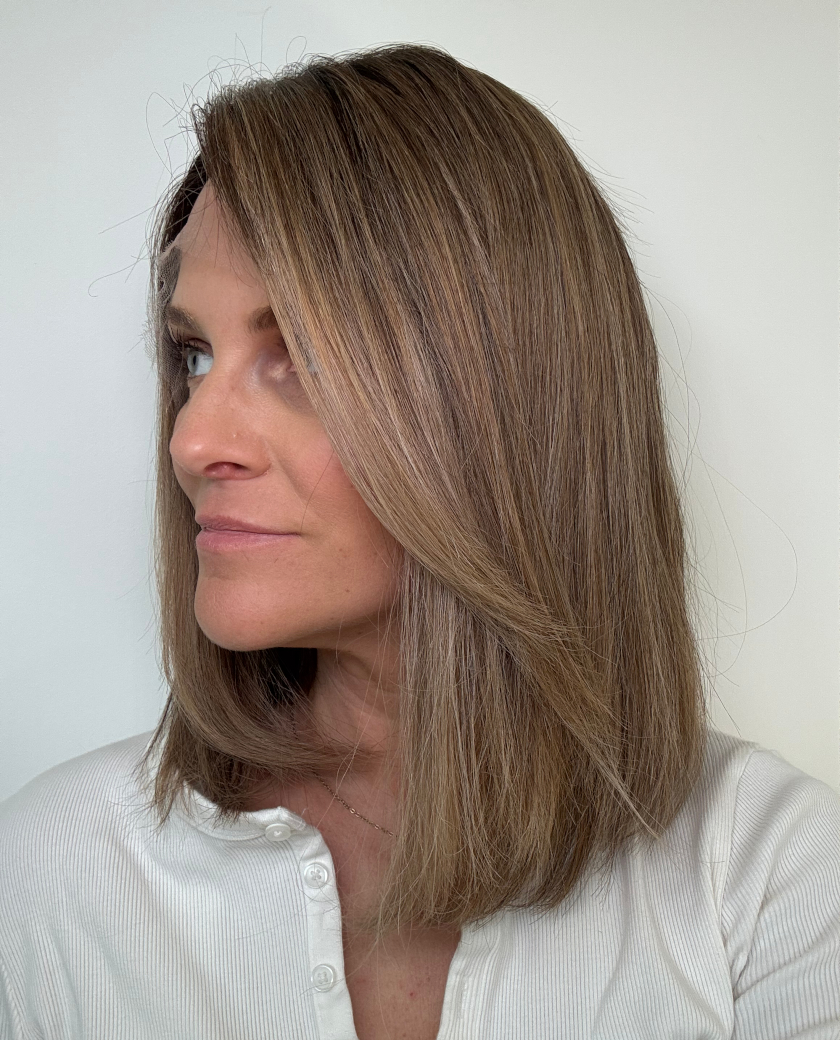 Laura wig — side view