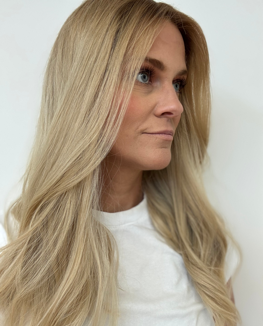 Nicole wig — side view