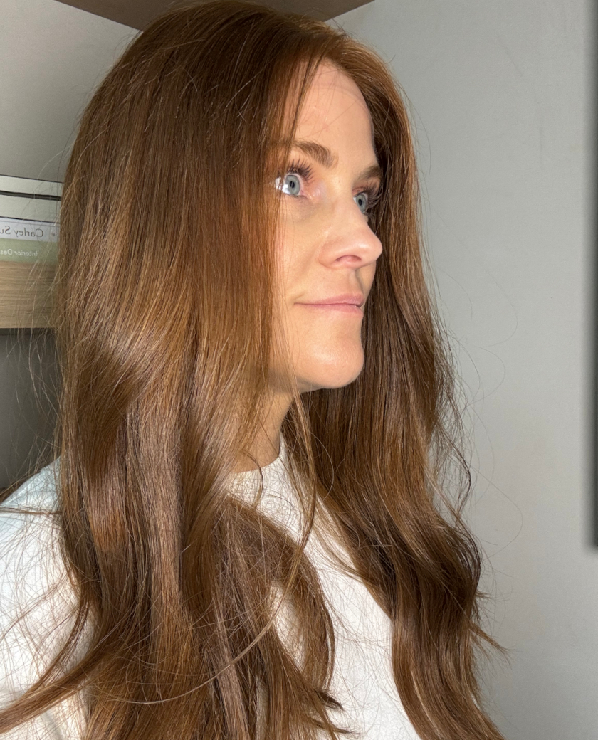 Sarah wig — side view