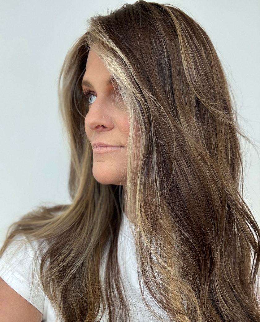 Sienna wig — back view