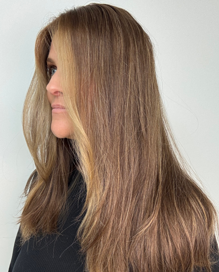 Sophia wig — side view